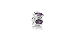 Charm Purple Oval Lights ACZ