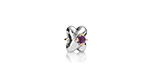 Charm Love Knot 14K Amethyst