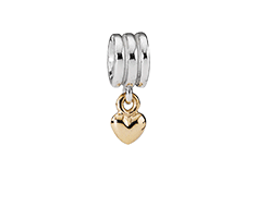Silver charm, 14ct