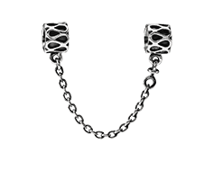 Silver safety chain