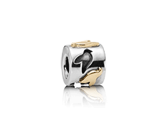 Silver charm, 14ct