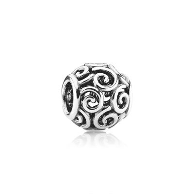 pandora swirl charm