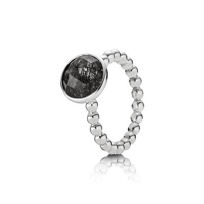pandora anillo piedra negra pandora anillo piedra negra