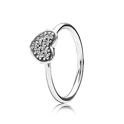 anello pandora in argento con cuore anello pandora in argento con cuore