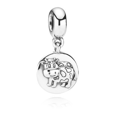 Chinese zodiac, ox silver dangle - 790881 - Charms | PANDORA