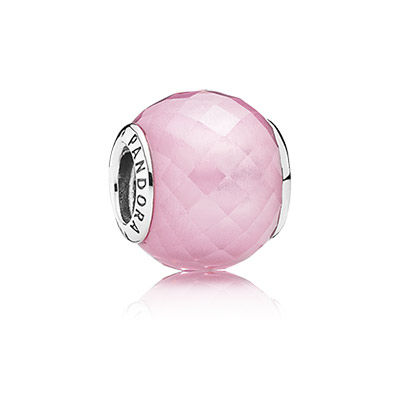 Pink Petite Facets Charm - 791499PCZ - Charm | PANDORA