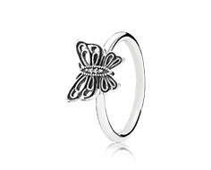 anello pandora con farfalla anello pandora con farfalla
